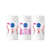 【NIVEA 妮維雅】止汗爽身乳膏Pro升級版50mlx3入(珍珠煥彩/乾適活力/48H乾爽/敏感肌適用)