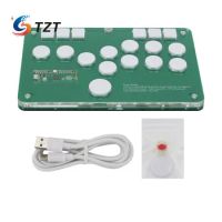 TZT Arcade Controller Fight Stick Game Controller Arcade Stick for Hitbox Fighting Game Street Fighter