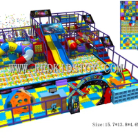 Exported to Russia CE Approved Shopping Mall Large Commercial Indoor Play Equipment 160324-D