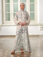Geulis.id RARASWATI DRESS / MAXY DRESS  / SARIMBIT LEBARAN / BAJU LEBARAN / SORA SORE SERIES