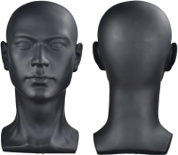 Mannequin Head Male Professional Cosmetology Manikin Head for Display Wigs Glasses Hat Jewelry Heads