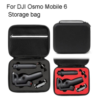 For DJI OM6 Storage Bag Mobile PTZ Portable Storage Box For Osmo Mobile 6 Case