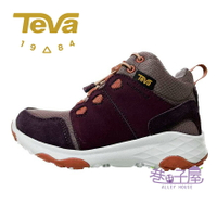 TEVA 童鞋 Arrowood 2 Mid WP 中筒 防水牛皮機能 運動鞋 休閒鞋 登山鞋 [TV1093994YPLUM/CPLUM] 梅紅【巷子屋】