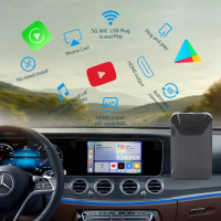 Universal Car Play AI TV Box Android Dongle For Mercedes AMG GT X290 C190 W177 W247 C118 C257 W205 W213 C238 Youtube Google Waze