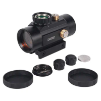 1X40RD Plastic Rail Riflescope Hunting Optics Reflex Reticle 11/20mm Tactical Scope Collimator Sight Holographic Red Dot Sight