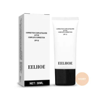Sdotter Eelhoe CC Cream Soft Makeup Primer Cream Moisturizing Whitening Face Brightening Skin Concealer Invisible Pore Makeup Fo
