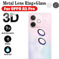 วงแหวนกระจกเลนส์กล้องโลหะ สำหรับ 0PP0 A5X A5Pro 5G 2025 A3 A3X แหวนกันรอยกล้อง ตัวป้องกันฝาครอบเต็ม 