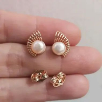 Anting Giwang Tusuk Asli Mutiara Asli Mutiara Air Tawar Mutiara Lombok Model 028