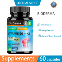 VitaminD3K2 5000lU, jagakepadatan tulang, perbaiki metabolismetubuh, ideal untuk harian,60 Kapsul