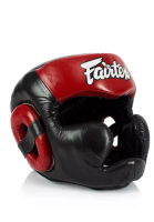 Fairtex Fairtex Headgear Head Cover - HG13 - Black/Red