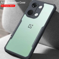 Clear Acrylic TPU Frame Back Cover For OnePlus Nord 3 Nord3 Case Shockproof Bumper Armor Funda One Plus Nord 3 CPH2491 6.74inch