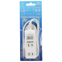 【NITORI 宜得利家居】延長線雙孔 1開3插 SANLUX 1.8M SYPW-231AA 延長線