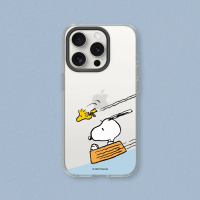 【RHINOSHIELD 犀牛盾】iPhone 14系列 Clear透明防摔手機殼/史努比-溜滑梯(Snoopy)