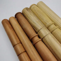 Wooden Tai Chi Ruler Roll Stick Solid Wood Tai Chi Stick Creative Wood Exercise Equipment