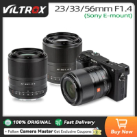 VILTROX 23mm 33mm 56mm 13mm F1.4 Fuji X Mount Lens Sony E Canon M Nikon Z mount Lens Auto Focus APS-C fujifilm XF Camera Lenses