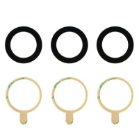 OEM 3pcs/set for Samsung Galaxy S21+ 5G G996 / S21 5G G990 Camera Rim Lens Ring with Glass Lens Part