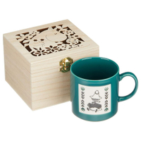 asdfkitty*日本製 MOOMIN嚕嚕米 阿金 陶瓷馬克杯附收納木盒 350ML-正版商品