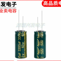 63V3300UF high frequency low resistance long life high temperature resistant electrolytic capacitor 3300UF 63V size 18*40