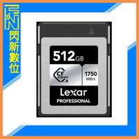 接單進貨~Lexar 雷克沙 CFexpress Type B Silver Series 512G/512GB 記憶卡(讀1750MB/s，寫1300MB/s)公司貨