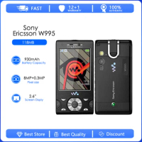 Sony Ericsson W995i Refurbished-Original Unlocked W995 Mobile Phone Slider Music phone 3G WIFI GPS Phone Free shipping