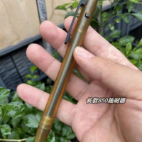 1 Piece ULTEM PEI Made Bolt Pen with Titanium Pocket Clip Wring Pen SLong Version