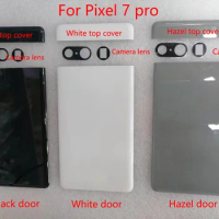 Battery Door Cover Back ,Top cover ,Middle frame with Camera Bezel Lens，Sim Card Tray For Google Pixel 7 pixel 7 pro
