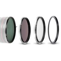 Nisi ND 1-5 Stops Black Mist 1/4 Swift Lens Filter Kits UV Filter Variable Adjustable Neutral Density 67mm 72mm 77mm 82mm 95mm