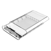 ORICO 3139U3 Transparent HDD Case 3.5 Inch SATA to USB 3.0 Transparent HDD Enclosure Plug and Play Hard Drive Case for Computer