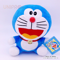 【UNIPRO】哆啦A夢 Doraemon 小叮噹 19公分 坐姿 絨毛玩偶 娃娃 禮物