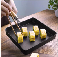 佳饌寶熟鐵平底煎鍋方形日式玉子燒煎鍋家用早餐厚蛋燒煎蛋不粘鍋