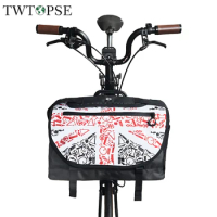 TWTOPSE Union Jack Messenger S Bag For Brompton Folding Bicycle Classic 15L Bike Bags For 14in laptop 3SIXTY With Rain Cover