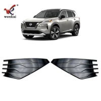 Car Styling Accessories For 2023 Nissan Xtrail X-trail Rogue Front Lamp Light Trim Frame