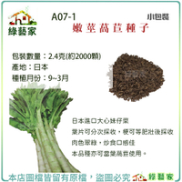 【綠藝家】A07-1.嫩莖萵苣種子2.4克(約2000顆)