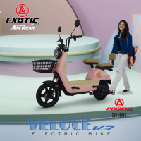 Sepeda Listrik EXOTIC VELOCE V3 500W Electric Bike Dewasa Anak Original By PACIFIC - Unit Terbaru