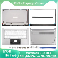New Top Case For Huawei Matebook D 14 D14 NBL/NbB Series Nbl-WAQ9R NbB-WAH9 LCD Back Cover Front Bezel Palmrest Bottom Case