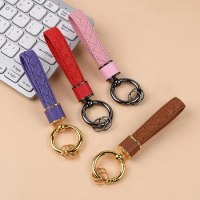Jobon Trendy Keychain Braided Rope Car Key Chain Men Women Luxury for Key Ring Holder Bag Pendant Couple Xmas Gifts for Jewelry