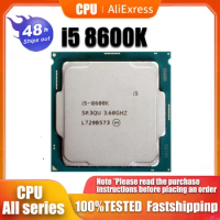 Used Intel Core i5 8600K 3.6GHz Six-Core Six-Thread 9M 95W CPU processor LGA 1151