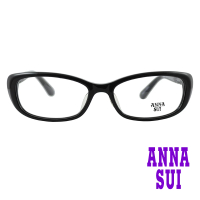 【ANNA SUI 安娜蘇】日系圖騰雕花造型光學眼鏡-黑(AS581-001)