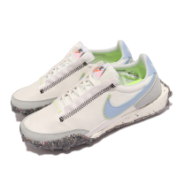 Nike 休閒鞋 Waffle Racer Crater 女鞋 復古鞋型 鬆餅格紋外底 再生材質 穿搭 白 藍 CT1983-106