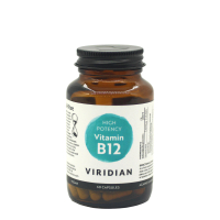 Viridian - 維他命B12 1000微克（高效能）植物膠囊    1 bottle