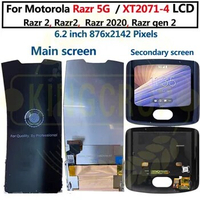 For Motorola Moto Razr 5G 2020 XT2071-4 xt2071 LCD Display+Touch Screen Digitizer Assembly Replacement for Motorola Razr 5G LCD