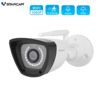 Vstarcam IP Bullet Camera Wifi Outdoor 1080P IP Surveillance Security AI Humanoid Detect IP66 Waterproof IR Night Audio HD CCTV