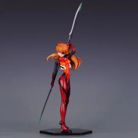 28CM Anime EVA Figure Ayanami Rei Asuka Langley Soryu Evangelion Gashapon Figures PVC Collection Model Toy Desktop Ornaments
