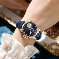 Ailang Female Automatic Mechanical Watch Ladies Waterproof Watches Diamond Studded Women 2022 New Wristwatch Relogio Feminino