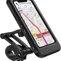 Adjustable Waterproof Bicycle Mobile Phone Holder Mount Universal Bike Motorcycle Handlebar Cell Phone Support Mount Bracket Bag