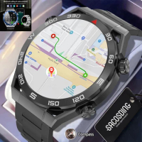 2024 New ECG+PPG Smart Watch Men GPS Sport Track Fitness Watches Outdoor Compass Bluetooth Call HD Full Touch Screen Smartwatch