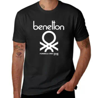 New Benetton Formula Team 80s Collection T-Shirt black t shirts Anime t-shirt Short sleeve tee mens funny t shirts