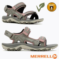 【MERRELL】女 HUNTINGTON SPORT CONVERT 戶外水陸兩用涼鞋.拖鞋/ML500328 粉褐色