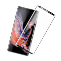 三星 Galaxy Note9 曲面黑全膠貼合9H鋼化膜手機保護貼(3入 Note9 保護貼 Note9鋼化膜)