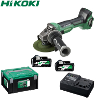 HiKOKI 36V 無刷砂輪機(滑動開關) 125mm (5 ) 雙2.5AH (G3613DA-BSL36A18*2)